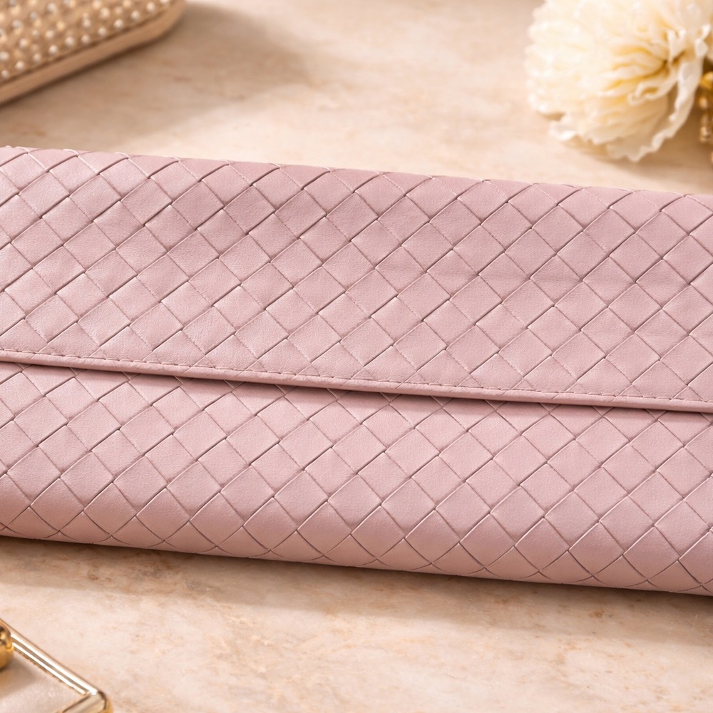 Bottega Veneta Intrecciato Woven Leather Long Wallet